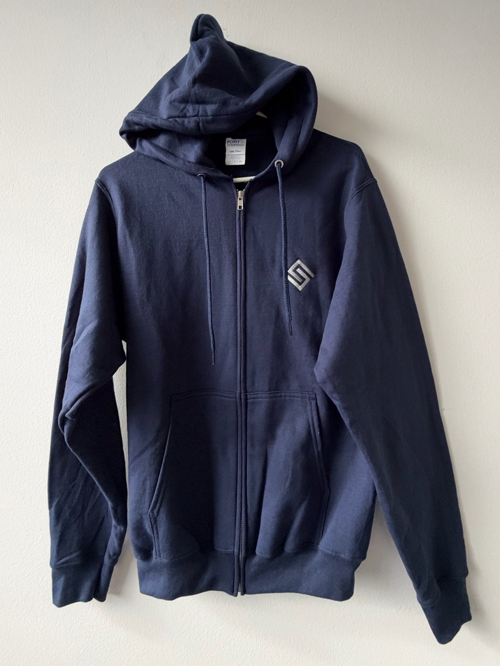Port & Company Navy Hoodie Sweatshirt Core Fleece